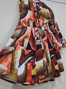 Multicolour Frilled 3/4th Sleeve Tops