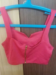 Pink Sleeveless Jumpsuit