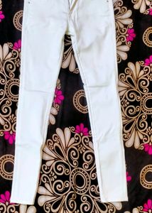 New Brand White Color Jeans
