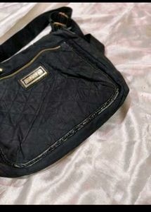 Chic Quilted Black Shoulder Bag