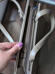Chic Taupe Handbag