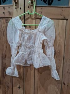 Elegant Puff Sleeve Top