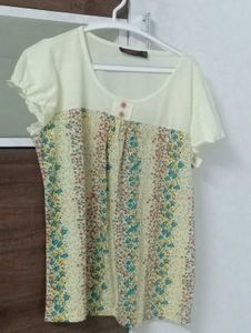 Chic Floral Print Tunic Top