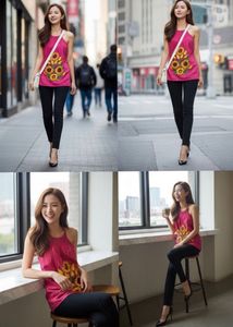 Sun Flower Embroidery Backless Dress