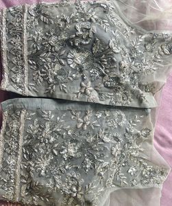 Exclusive Grey Embellished Lehenga set
