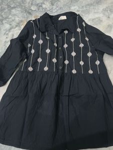 Embroidered short  Kurti