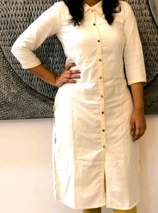 Elegant White Shirt Kurta