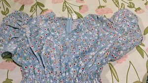 Blue Floral Maxi Dress
