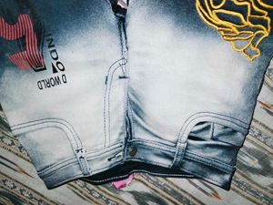 Stylish Light Wash Denim Jeans