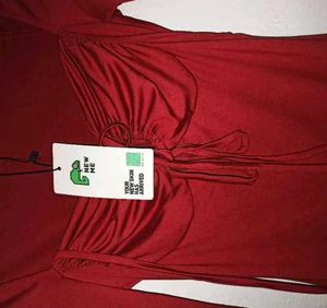 Elegant Red Bodycon Maxi Dress