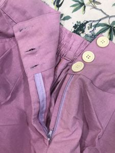 Pink Stylish Cotton Palazzo