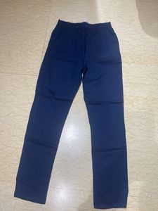 Navy Blue Straight Leg Pants