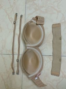 Nude Strapless Bra