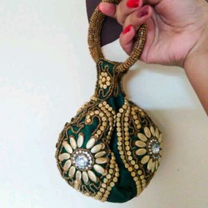 Embellished Evening Clutch Bag