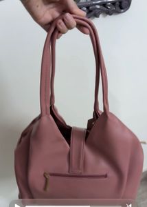 Chic Dusty Rose Handbag