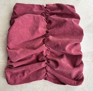 ZARA Ruched Mini Skirt