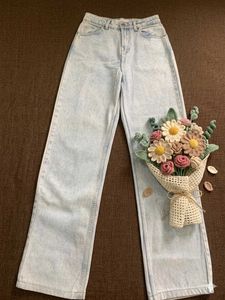 Light Wash Wide Leg Jeans