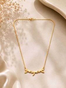 Gold Dragonfly Necklace