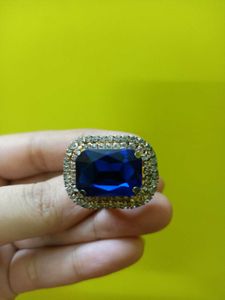 Blue Gem Ring