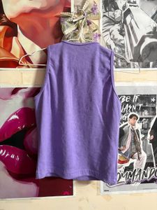 Lavender Graphic Tank Top