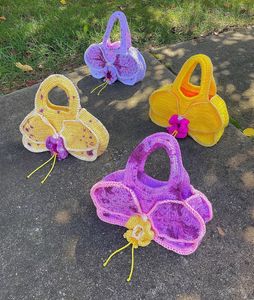 Handmade Crochet Orchid Bag