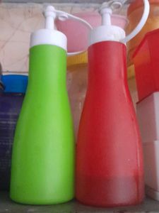 Bright Green Water Bottles (Set of 2)