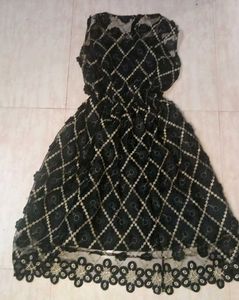 Black Lace Sheath Dress