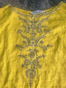 Yellow Kurta Set with Dupatta