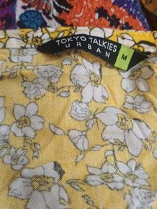 Floral Yellow Long Sleeve Top