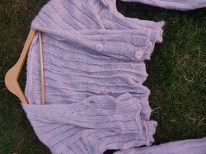 Cute Lavender Cropped Sweater