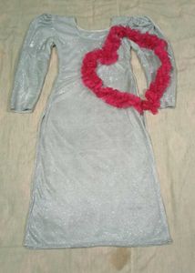 Sparkly Heart Tunic &amp; Jeans Set