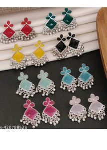 Boho Ethnic Dangle Earrings Set
