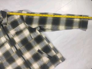 Men's Plaid Flannel Shirt Jacket