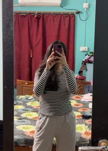 Striped Long Sleeve Top