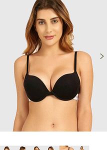Comfortable Black Push-up Bra