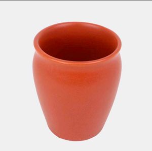 Orange Ceramic Pot