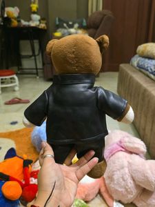 Cool Teddy Bear in Leather Jacket