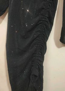 Sparkly Black Long Sleeve Dress For 34 Bust