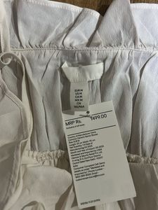White Ruffled Camisole Top