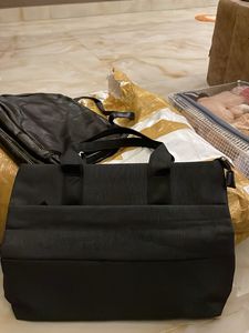 Sleek Black Laptop Bag