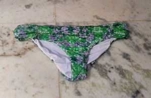 Green Floral Bikini Bottom
