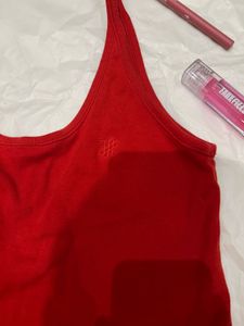 Vibrant Red Camisole Top