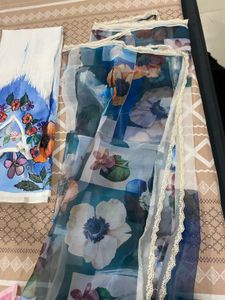 Hand Painted Kurti with Matching Duptta