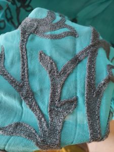 Cyan Color Long Frock