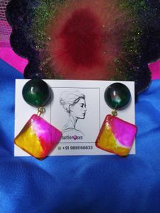 Boho Diamond Drop Earrings