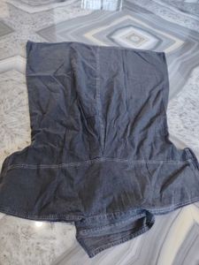 Shein Dark Wash Denim Dress