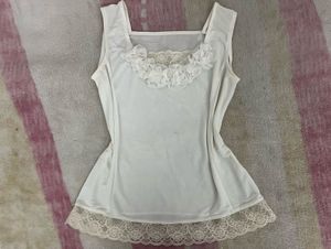 White Lace Tank Top 🪽