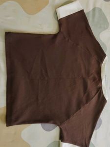 Retro Brown Ringer T-Shirt