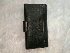 Classic Black Leather Wallet