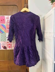 Purple Peplum Tunic